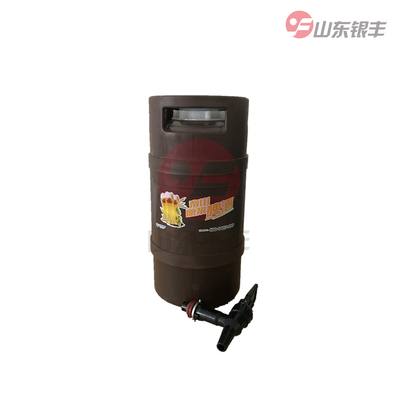美标内钢外塑木纹啤酒桶2L