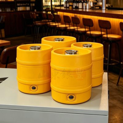 H系列5L内钢外塑木纹啤酒桶